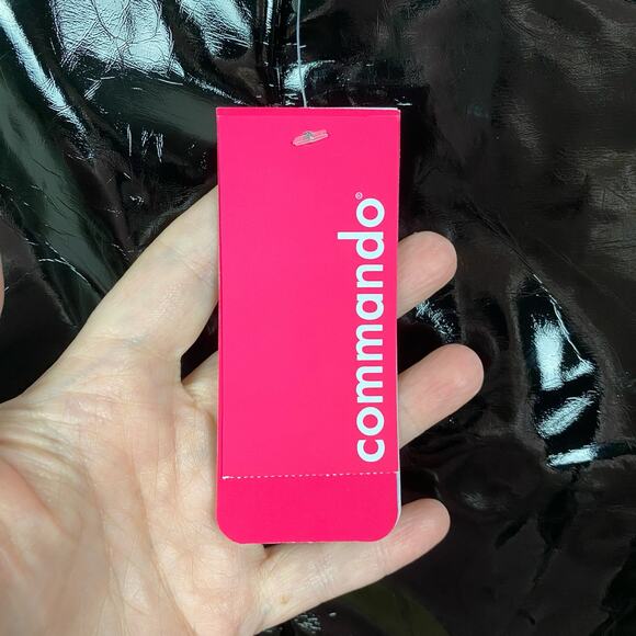 Commando Black Faux Patent Leather Leggings Sz.XL NWT - Picture 11 of 16